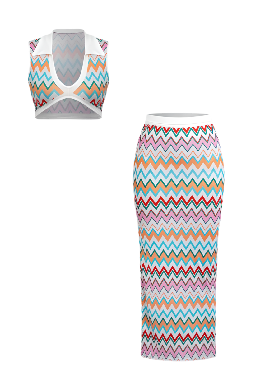 Spring Time Skirt Set